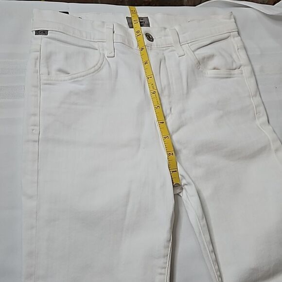 Citizens of Humanity White Drew Flounce High Rise jeans size 25 - Picture 14 of 15